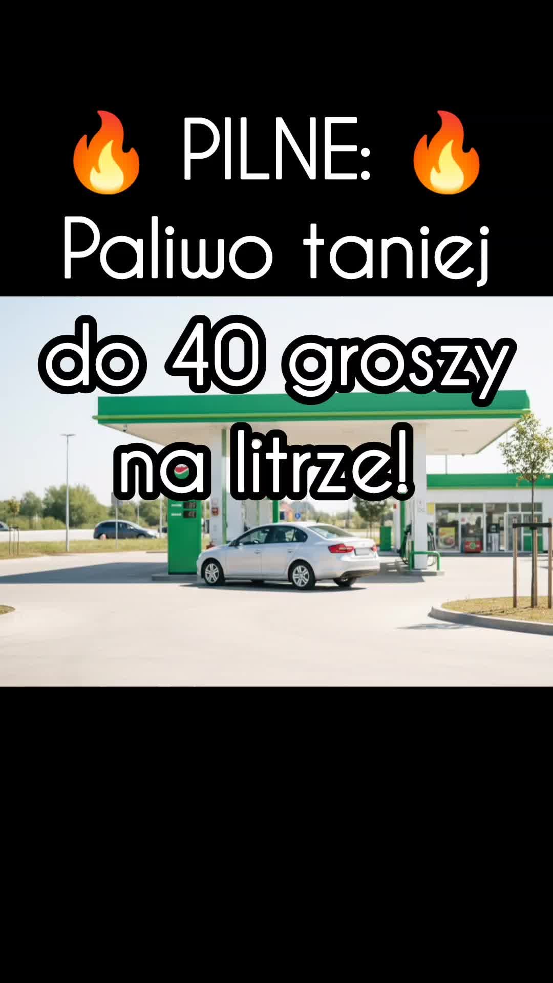 Okazja: 🔥 PILNE: Paliwo taniej do 40 groszy na litrze! 🔥