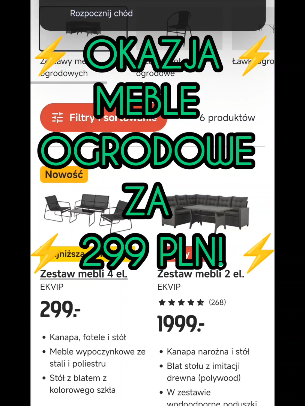 Okazja: 💣 HIT W JULA! ZESTAW OGRODOWY ZA 299 ZŁ?! 💣 ​😱