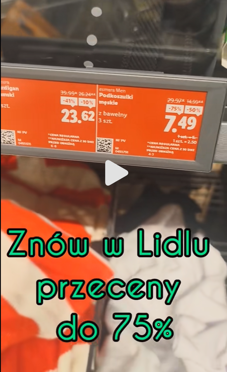 Okazja: Alert dla łowców okazji! 🚨 Wyprzedaż w Lidlu wróciła, znów do 75%💃🏼